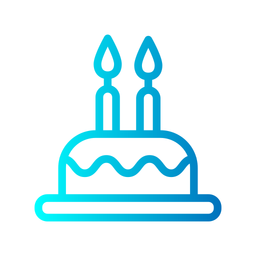 pastel de cumpleaños icono gratis