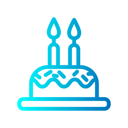 pastel de cumpleaños icono gratis