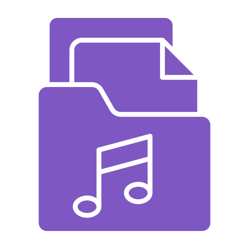 archivo de música icono gratis