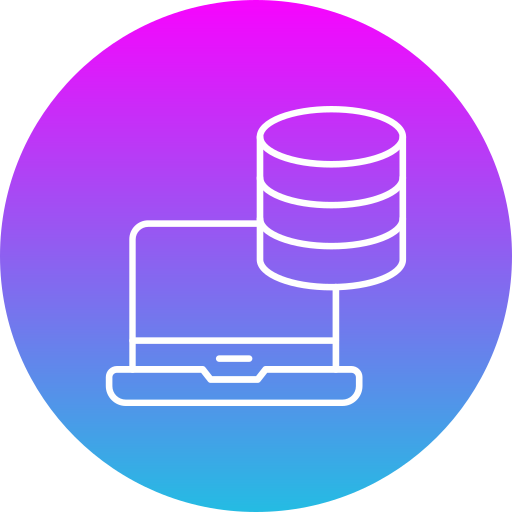 almacenamiento de portátiles icono gratis