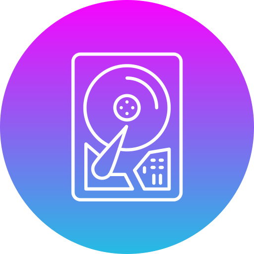 disco duro icono gratis