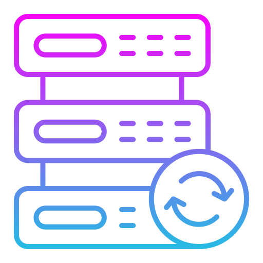 copia de seguridad del servidor icono gratis