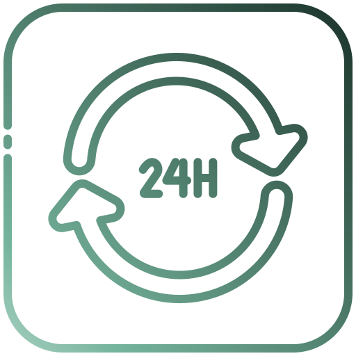 24 stunden kostenlos Icon