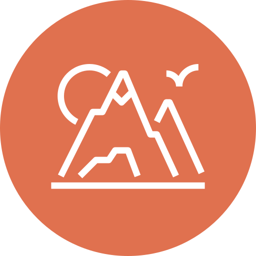 montañas icono gratis