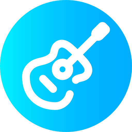 Guitar Super Basic Omission Circular icon