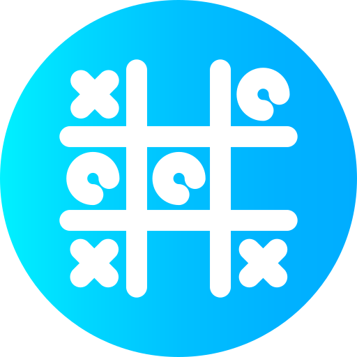 Tic tac toe Super Basic Omission Circular icon