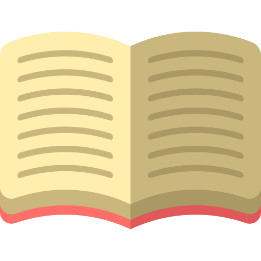 libro abierto icono gratis