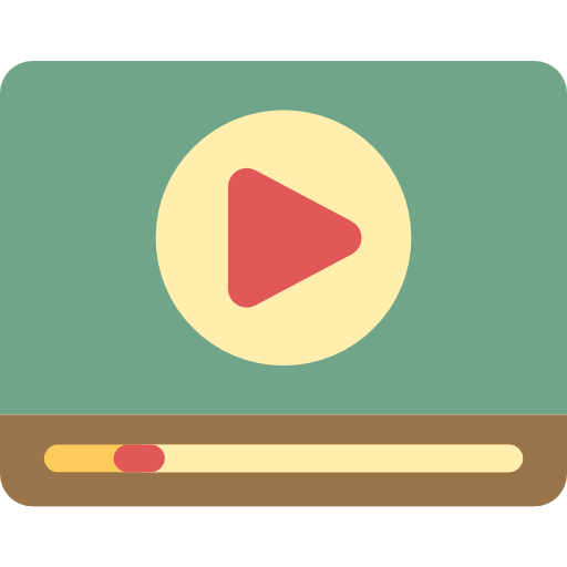 reproductor de video icono gratis