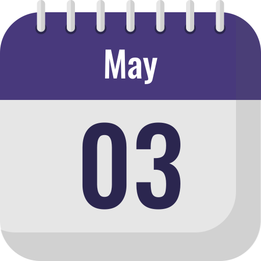 3 mai Icône gratuit 3 mai Icône gratuit