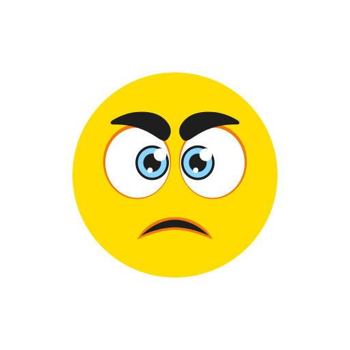 화난 무료 아이콘