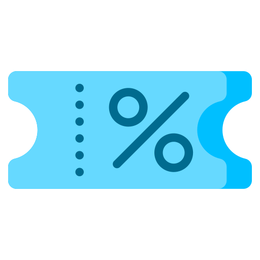 desconto grátis ícone