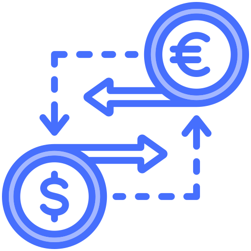 Échange de devises Icône gratuit Échange de devises Icône gratuit