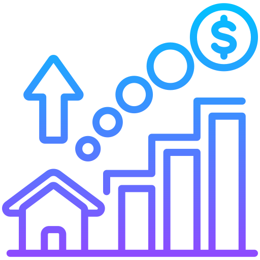 bienes raíces icono gratis