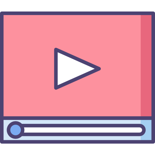 reproductor de video icono gratis