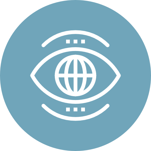 visión icono gratis