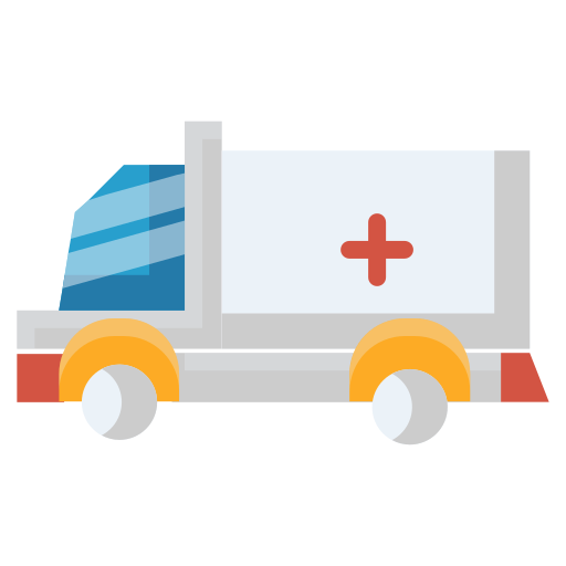 transporte hospitalario icono gratis