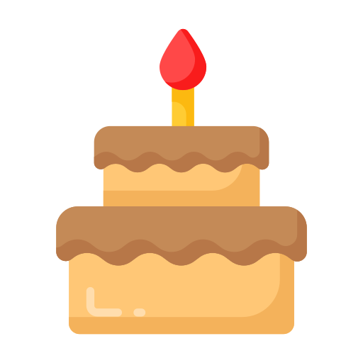 pastel de cumpleaños icono gratis