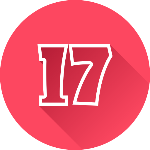 numéro 17 Icône gratuit numéro 17 Icône gratuit