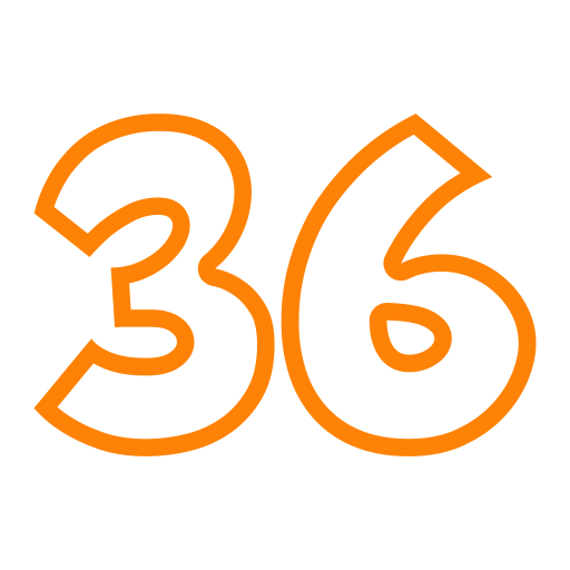 trente-six Icône gratuit