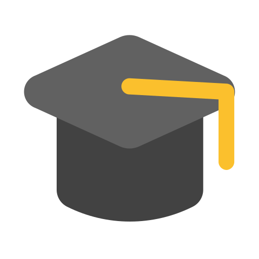 sombrero de graduacion icono gratis