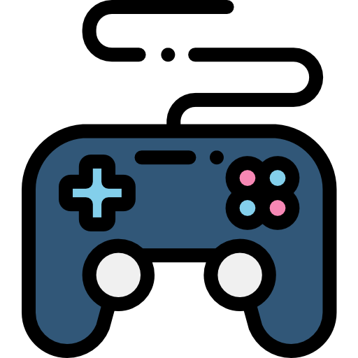 Joystick Detailed Rounded Lineal color icon