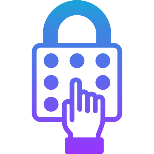 cerradura de combinación icono gratis