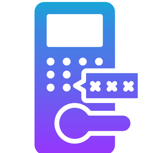 cerradura inteligente icono gratis
