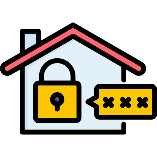 bloqueo de casa icono gratis
