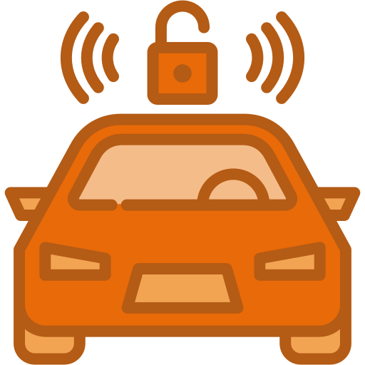 alarma de carro icono gratis