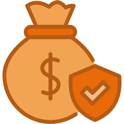 Secure money free icon Secure money free icon