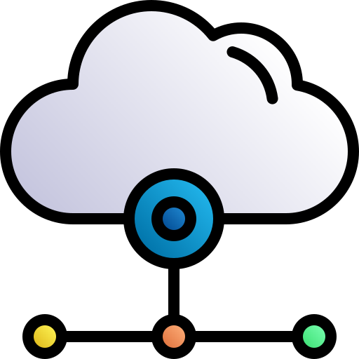 servidor en la nube icono gratis