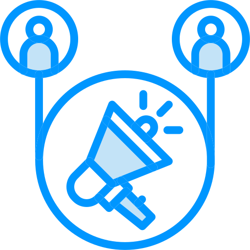 la comercialización del afiliado icono gratis