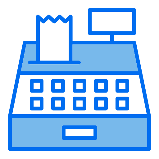 caja registradora icono gratis