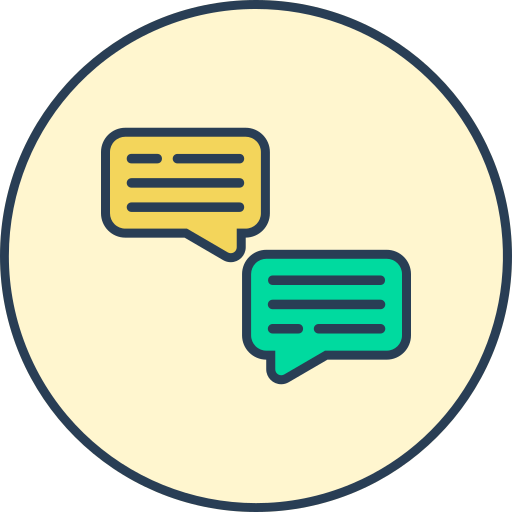 bulle de discussion Icône gratuit