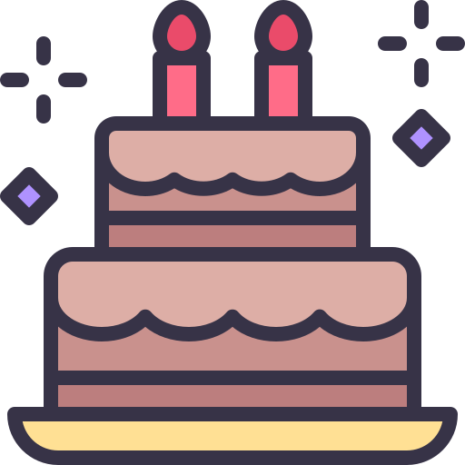 bolo de aniversário grátis ícone