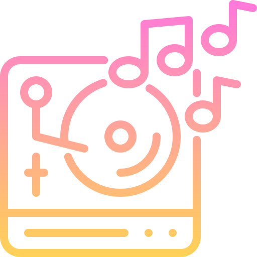 Turntable free icon