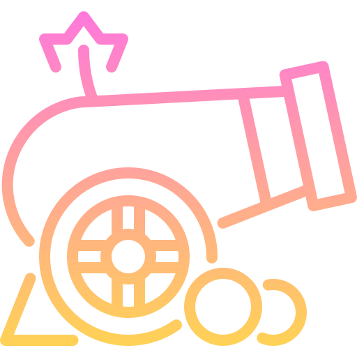 cañón icono gratis