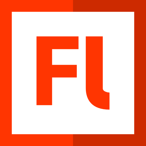 Adobe flash player Basic Straight Flat icon