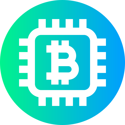 Bitcoin Super Basic Straight Circular icon