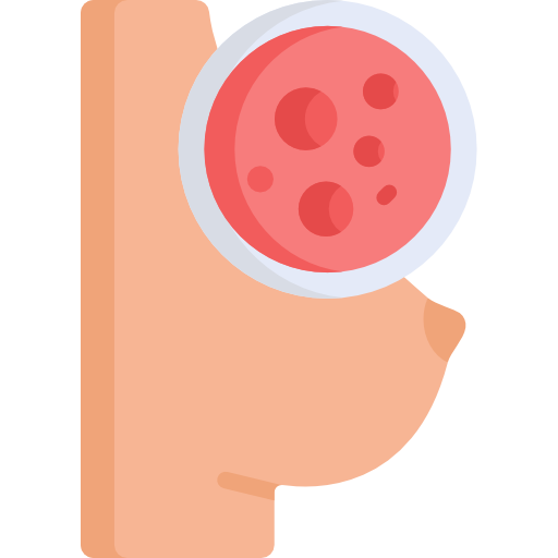 Breast cancer free icon Breast cancer free icon