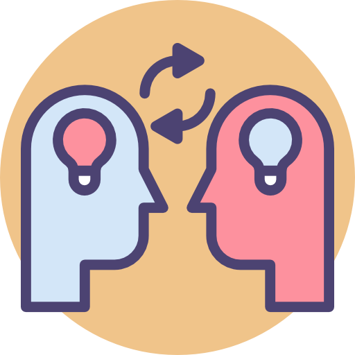 Idea exchange free icon Idea exchange free icon