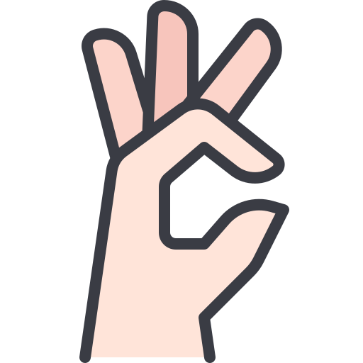 Ok - Free hands and gestures icons