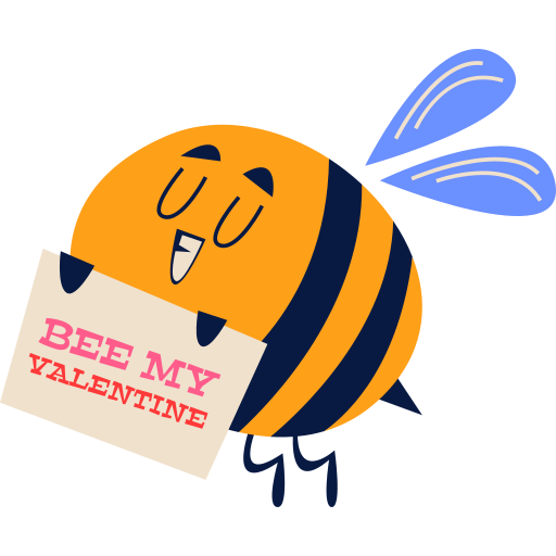 Bee free sticker Bee free sticker