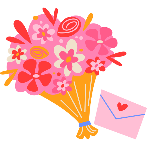 Bouquet free sticker Bouquet free sticker