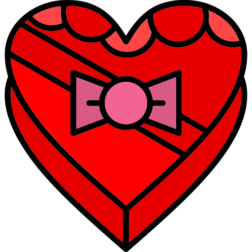 Шоколадная коробка бесплатно иконка Шоколадная коробка бесплатно иконка