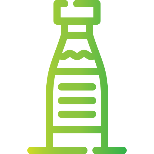 botella de leche icono gratis