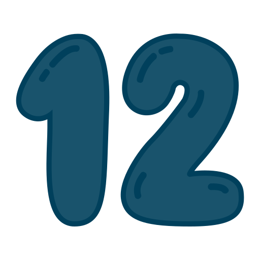 Twelve free icon Twelve free icon
