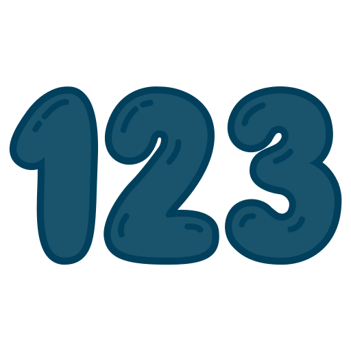 123 icono gratis
