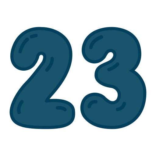 Twenty three free icon Twenty three free icon