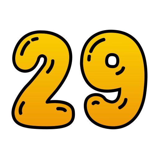 Twenty nine free icon Twenty nine free icon
